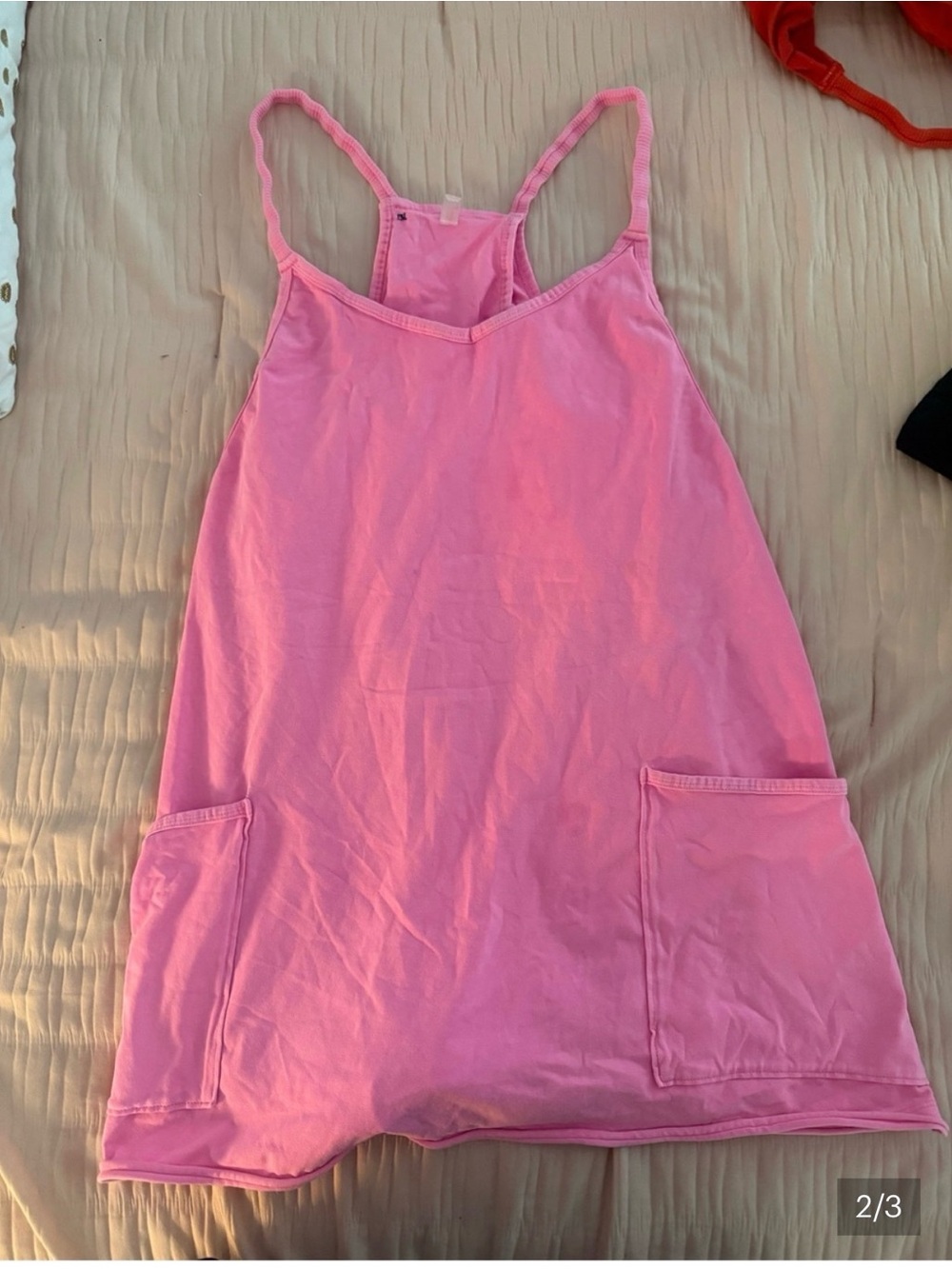 Pink free people runsie romper